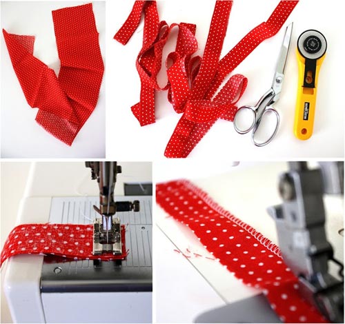 1, Cách gói quà độc đáo bằng vải vụn
