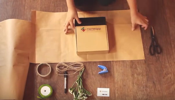 Cách gói quà từ giấy vitage