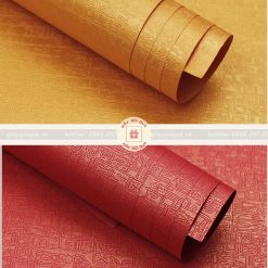 Giấy gói quà cao cấp hình hoa văn cổ