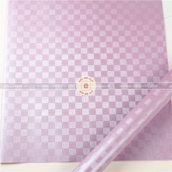 Giấy gói quà cao cấp kẻ ô vuông