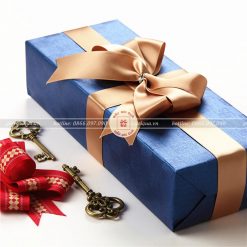 Giấy gói quà cao cấp kẻ ô vuông