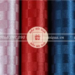 Giấy gói quà cao cấp kẻ ô vuông