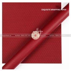 Giấy gói quà cao cấp họa tiết len đan