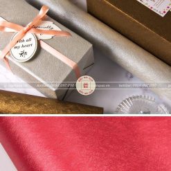 Giấy gói quà lụa mây Hàn Quốc cao cấp