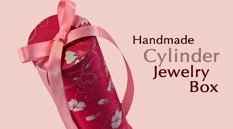Cách gói quà bằng giấy hình trụ mẫu 1