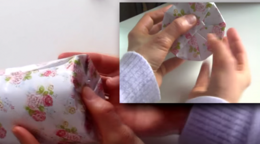 Cách gói quà bằng giấy hình trụ mẫu 2 5