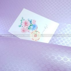 Giấy gói quà cao cấp hoa văn đuôi cá màu tím