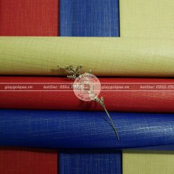 Giấy gói quà cao cấp chất liệu vải sọc - CC24