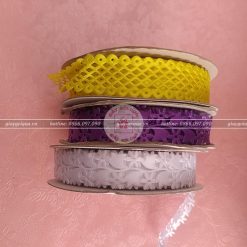 Ruy băng châu Âu 2F họa tiết đẹp