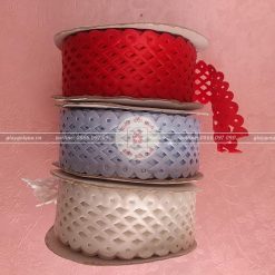 Ruy băng châu Âu 3,5cm họa tiết đẹp