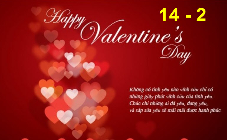 Những lời chúc valentine hay nhất và vô cùng ngọt ngào.