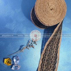 Ruy băng thừng thô ren 6cm