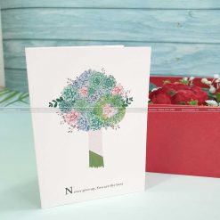 Thiệp chúc mừng ý nghĩa, động viên TM07 – Never give up