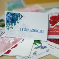 TM08 – Thiệp Mừng Best Wishes