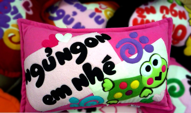 Chiếc gối ngủ thay lời chúc ngủ ngon của bạn dành cho người ấy