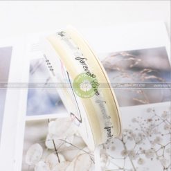 Ruy băng lụa voan 2,5cm Forever Love – RB33