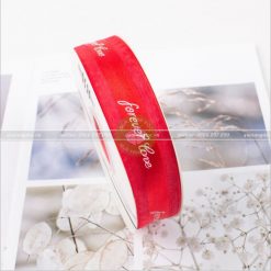 Ruy băng lụa voan 2,5cm Forever Love – RB33