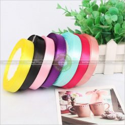 Ruy băng lụa bản 1cm, 2cm, 4cm trơn