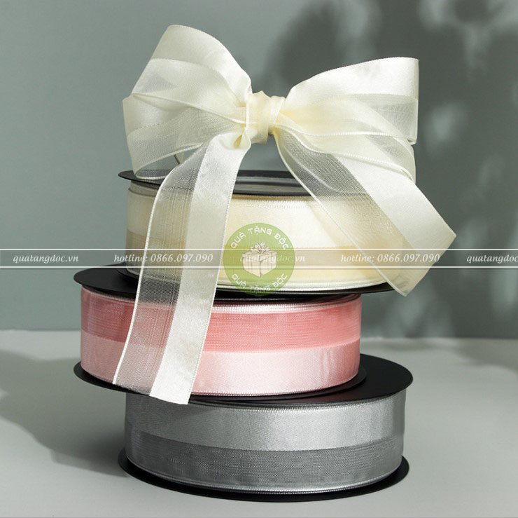 Ruy băng voan pha lụa 2,5cm – RB30