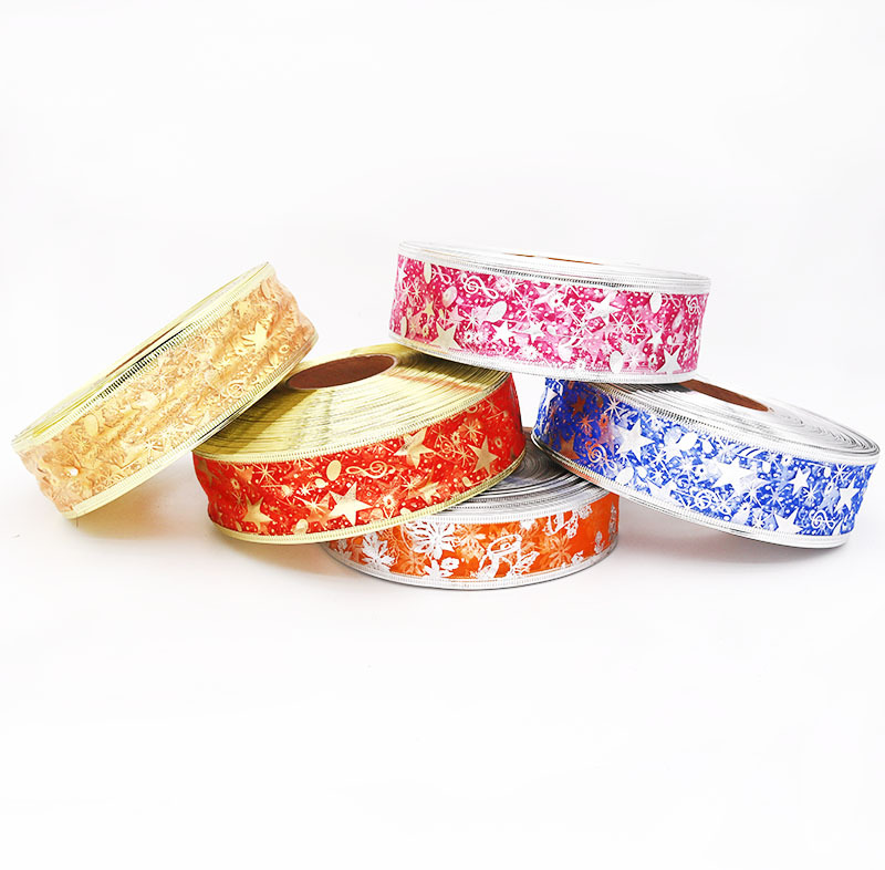 Ruy băng trang trí Noel | Ruy băng trang trí cây thông đẹp