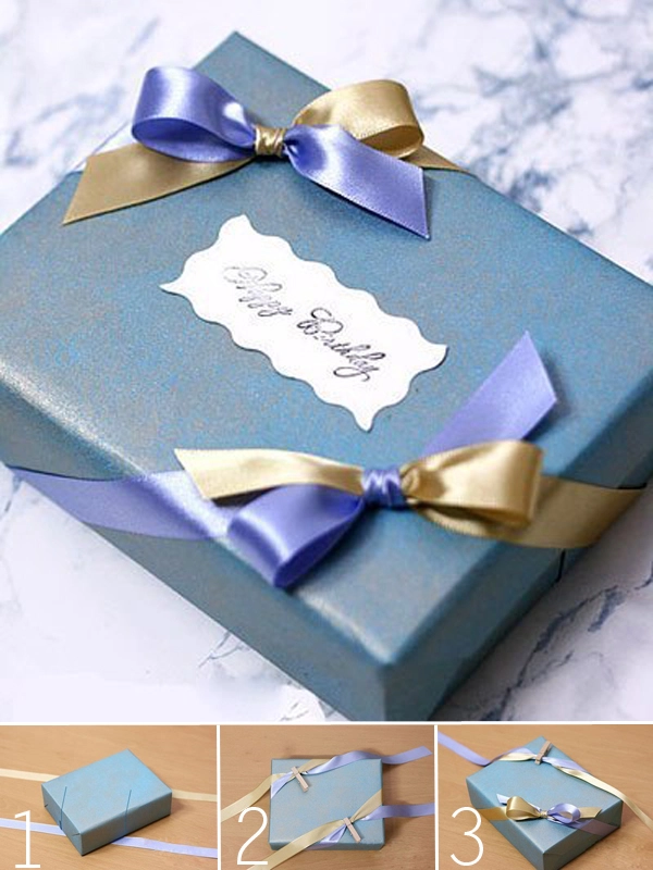 TOP 3 cách buộc ruy băng hộp quà vừa Đẹp vừa Xinh