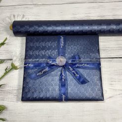 Giấy gói quà bọc quà vân sò cao cấp màu xanh tím - CC26